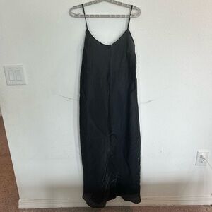 Victoria’s Secret Women’s Black Satin Long Slip

Size XL